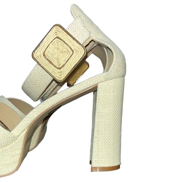 FTF Ankle Strap Wide-Width Block Heels - Picture 10 of 14